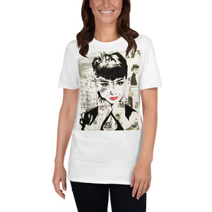 Audrey Hepburn Short-Sleeve Unisex T-Shirt- Free Shipping