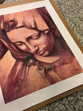 The Pieta Watercolor Painting (16"x20" Virgin Mary Limited Edition Museum Print)